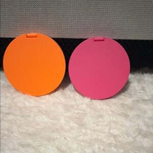 Drunk Elephant Orange and Pink Compact Mirrors (set of 2))